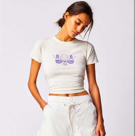 Free People The Forecast Agency Celestial Mermaid Tee - Picture 1 of 14